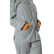 Mijamaz Snap-Front Care Top Pajamas (Irregular, Dark Spots)